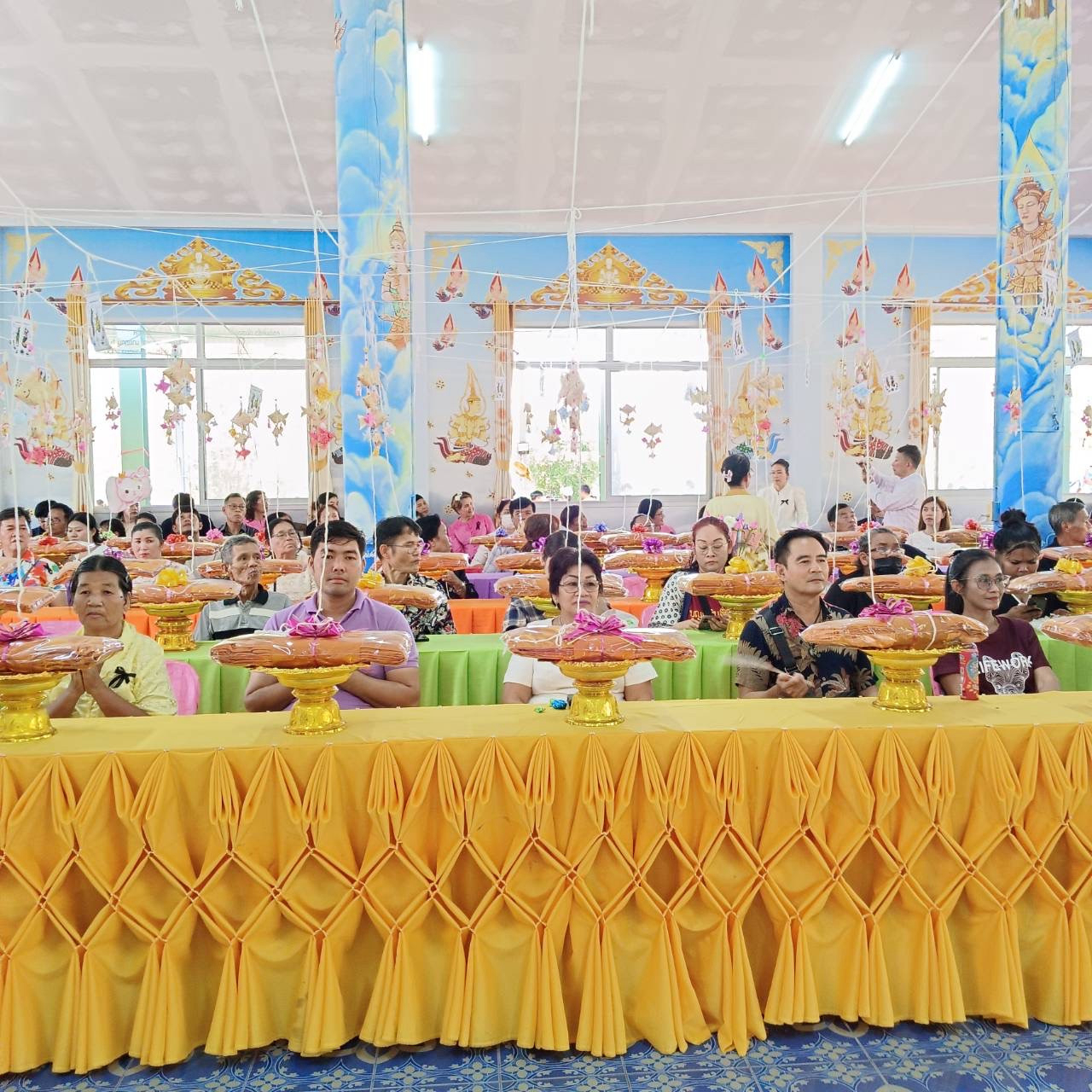 ภาพร่วมพิธีกรรมวัดบ้านไผ่รส