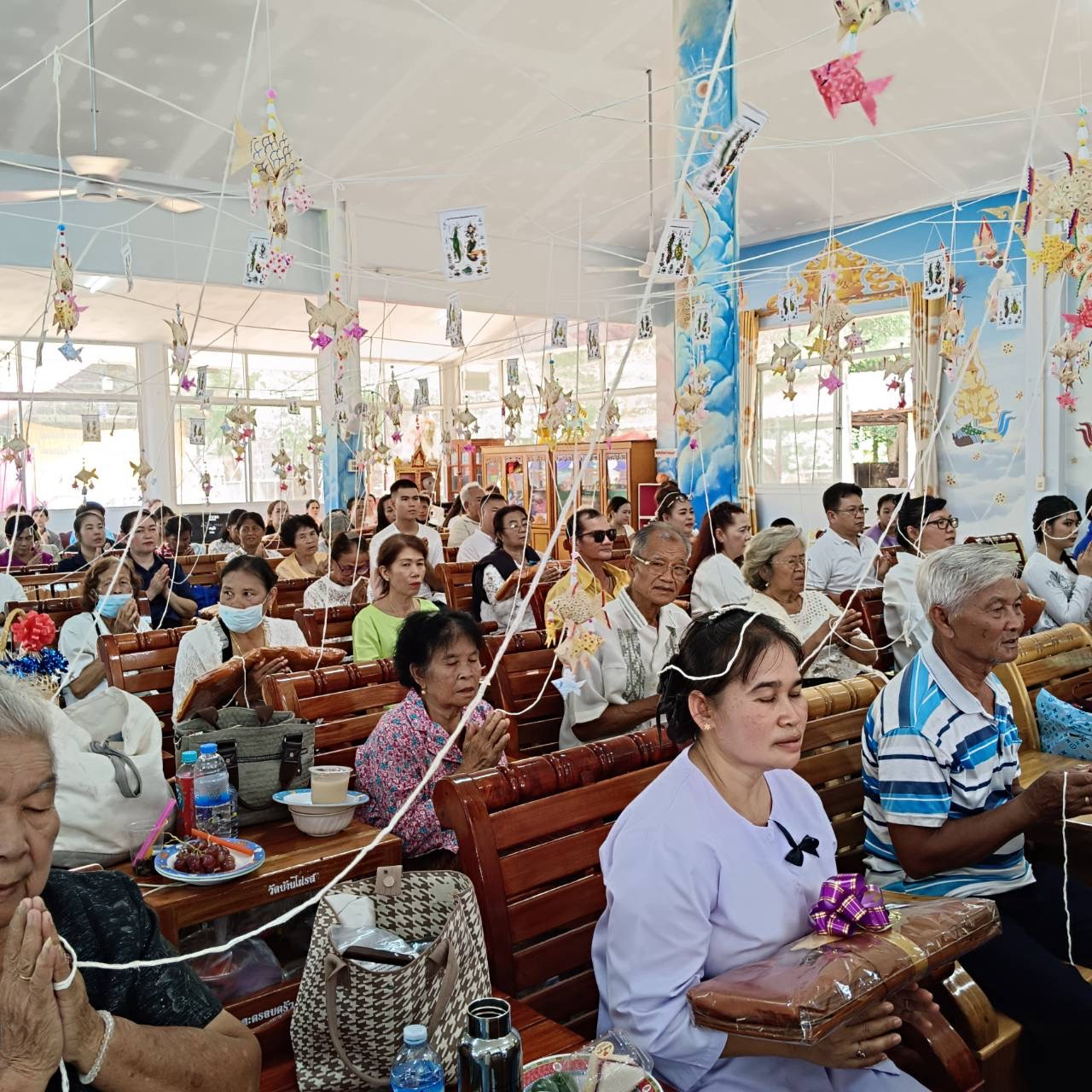 ภาพร่วมพิธีกรรมวัดบ้านไผ่รส