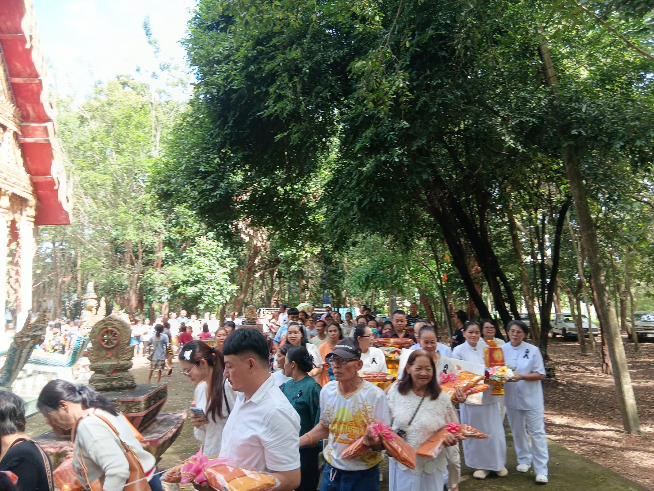 ภาพร่วมพิธีกรรมวัดวาปีรัตนาราม(หัวบึง)