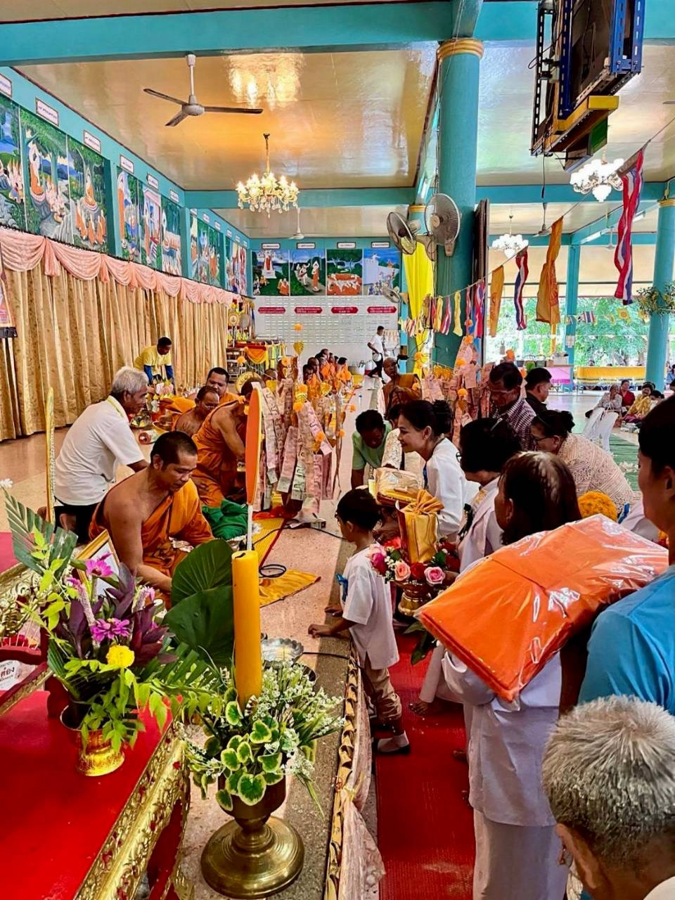 ภาพร่วมพิธีกรรมวัดหนองหัวฟาน