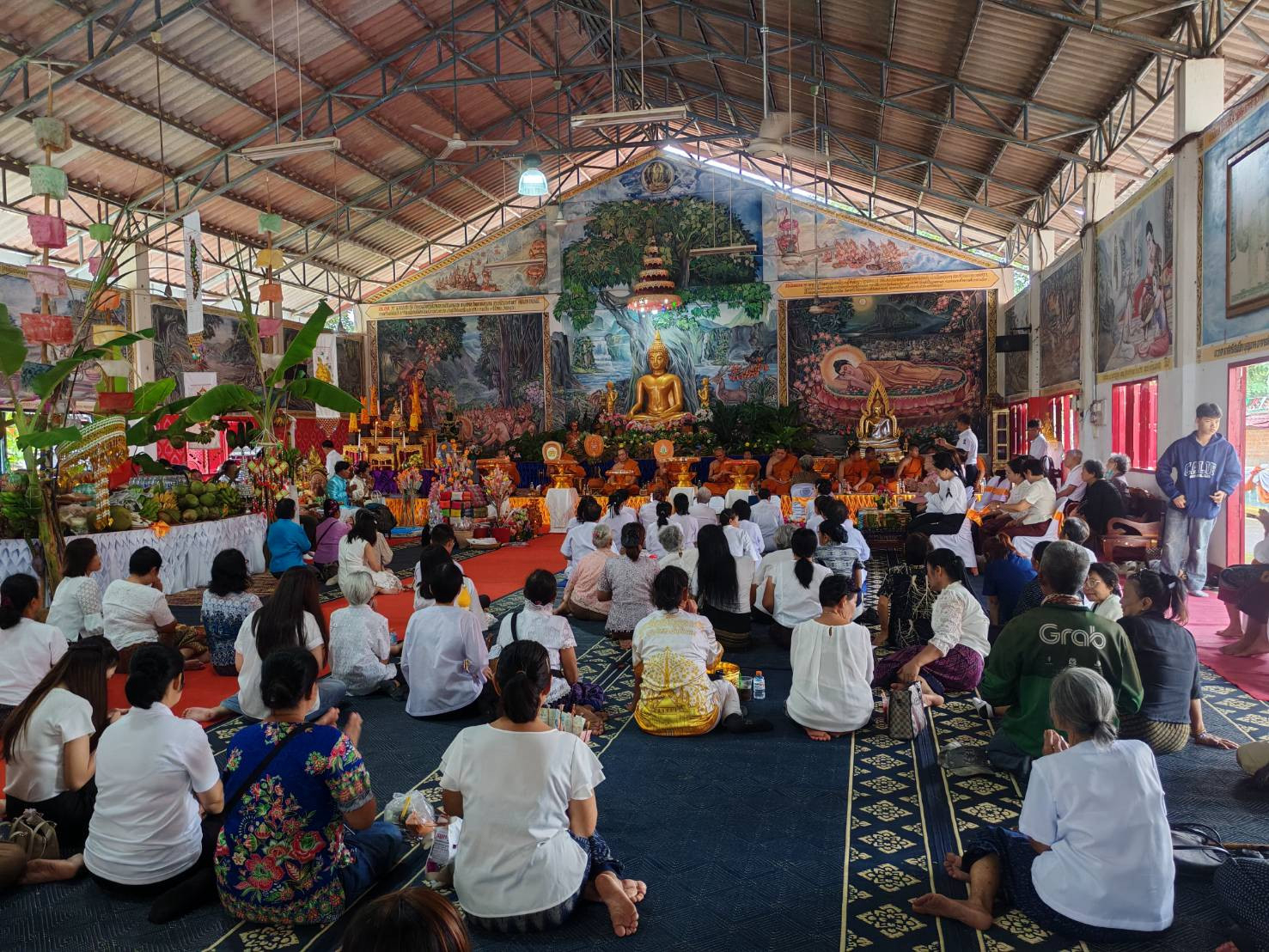 ภาพร่วมพิธีกรรมวัดโสมสันตยาราม