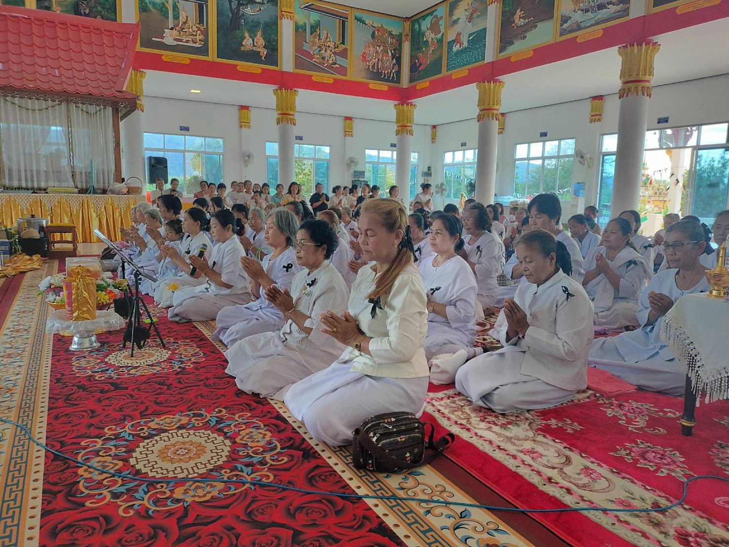 ภาพร่วมพิธีกรรมวัดจันทร์เดชบำรุง(ใหม่โนนหนองบัว)