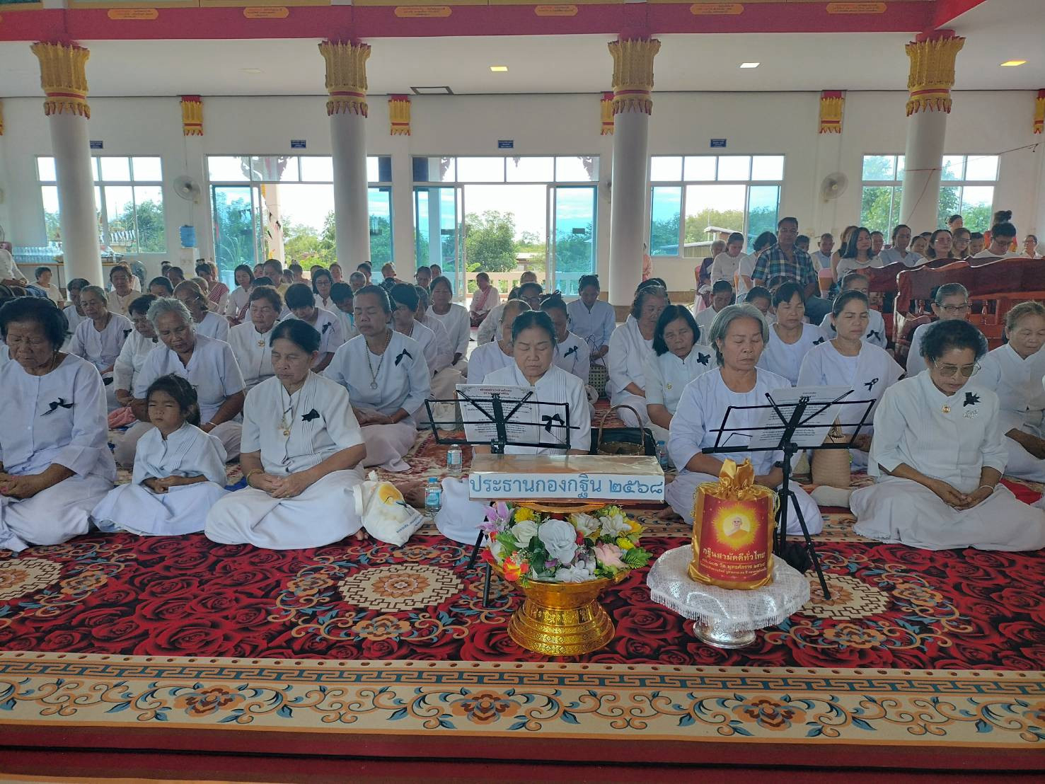 ภาพร่วมพิธีกรรมวัดจันทร์เดชบำรุง(ใหม่โนนหนองบัว)