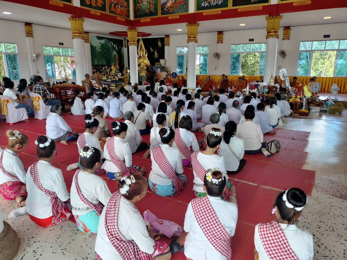 ภาพร่วมพิธีกรรมวัดจันทร์เดชบำรุง(ใหม่โนนหนองบัว)