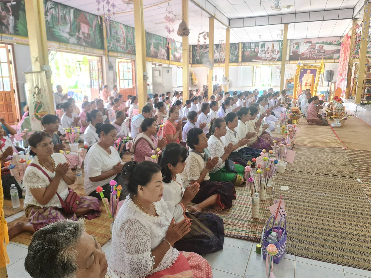 ภาพร่วมพิธีกรรมวัดป่าเจริญพร