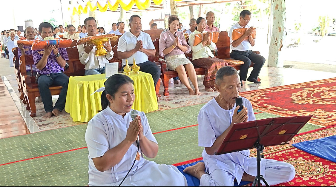 ภาพกล่าวคำถวายกฐินวัดศิลาวรรณ