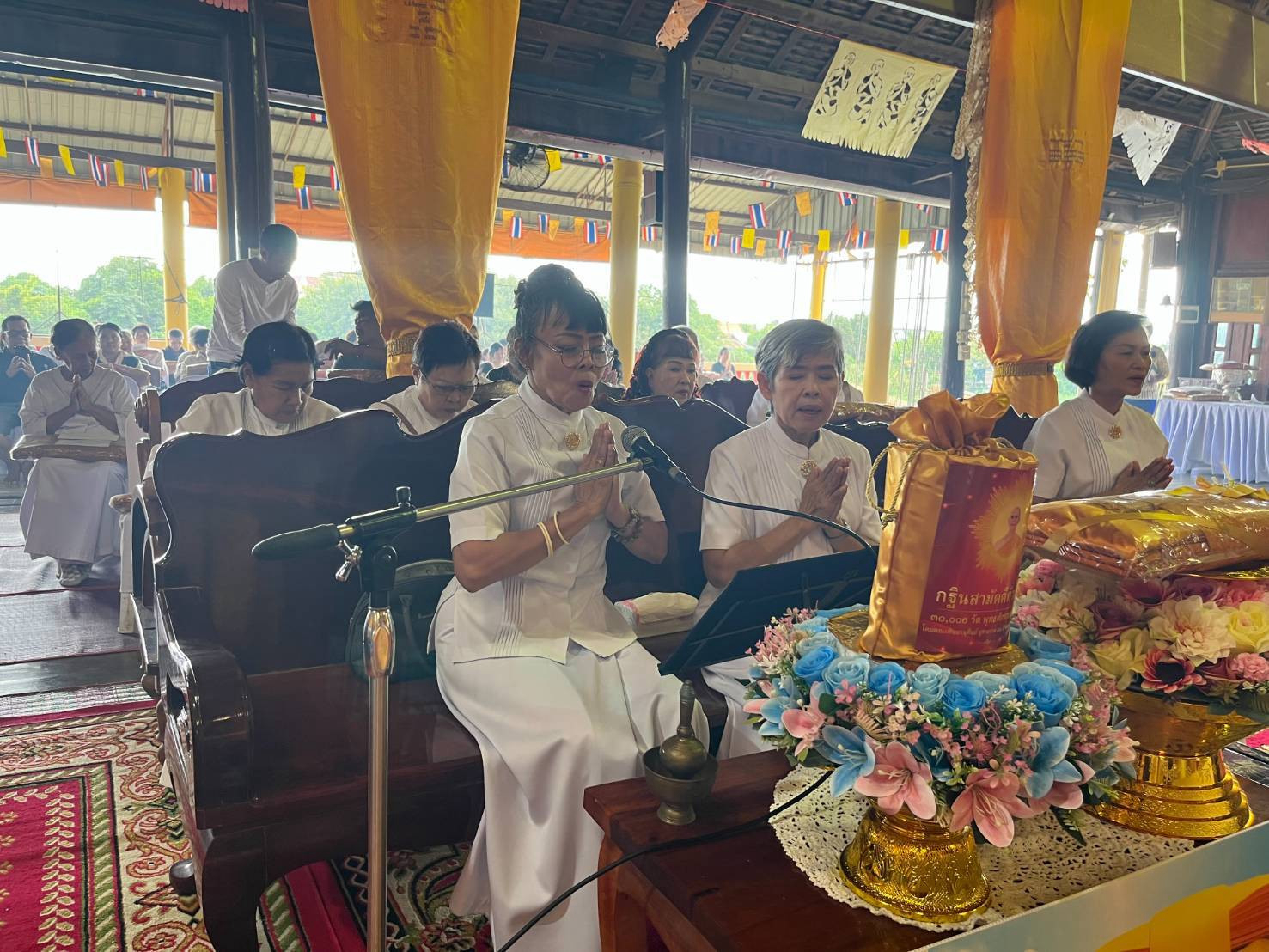 ภาพกล่าวคำถวายกฐินวัดโพธิ์เทพประสิทธิ์