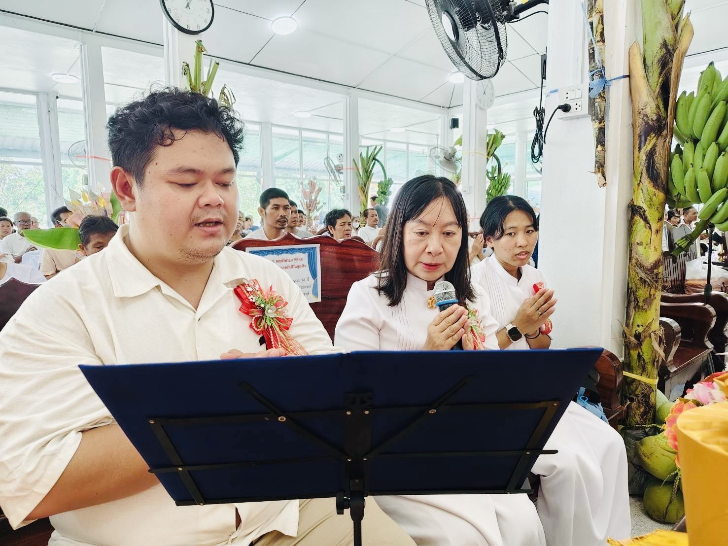 ภาพกล่าวคำถวายกฐินวัดสูงเนิน