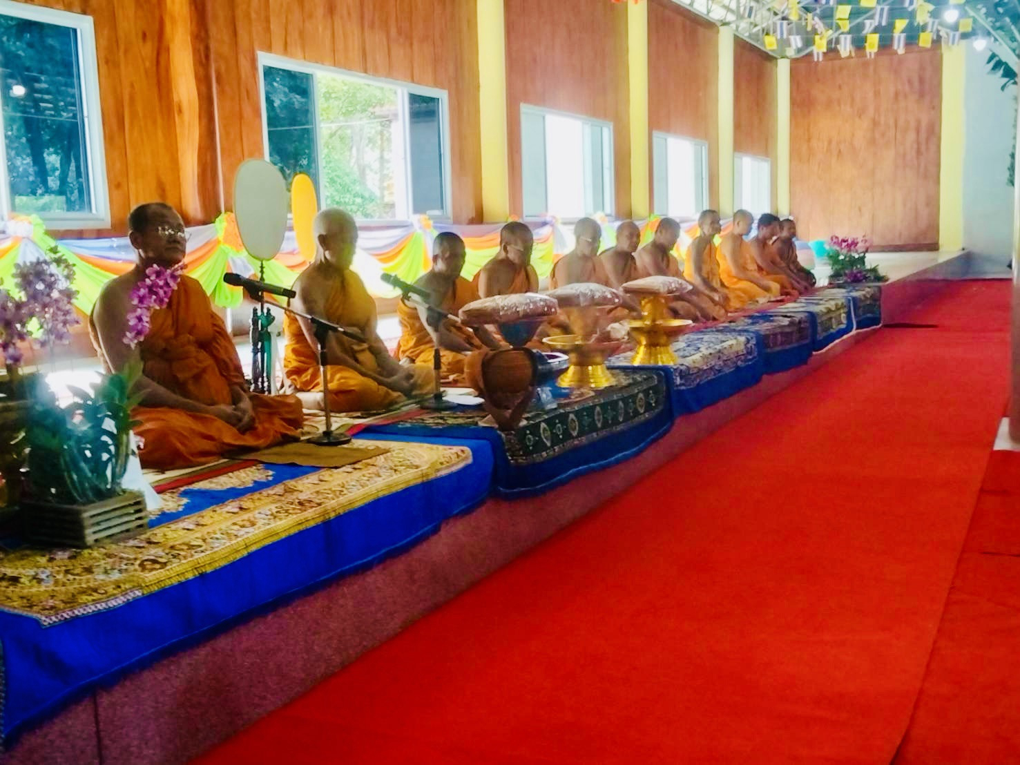 ภาพร่วมพิธีกรรมสำนักสงฆ์คอเขาศิลาธรรม