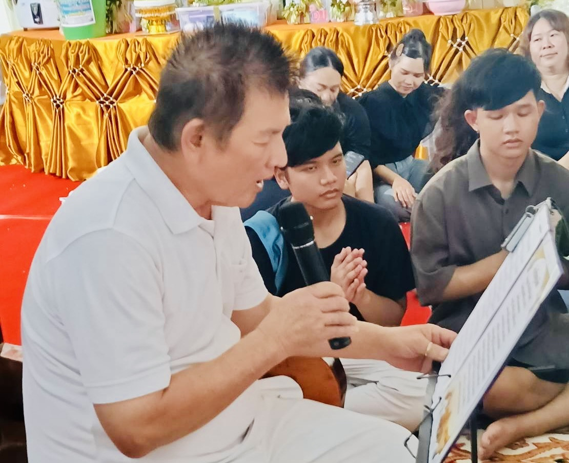 ภาพกล่าวคำถวายกฐินวัดหนองสีนวล