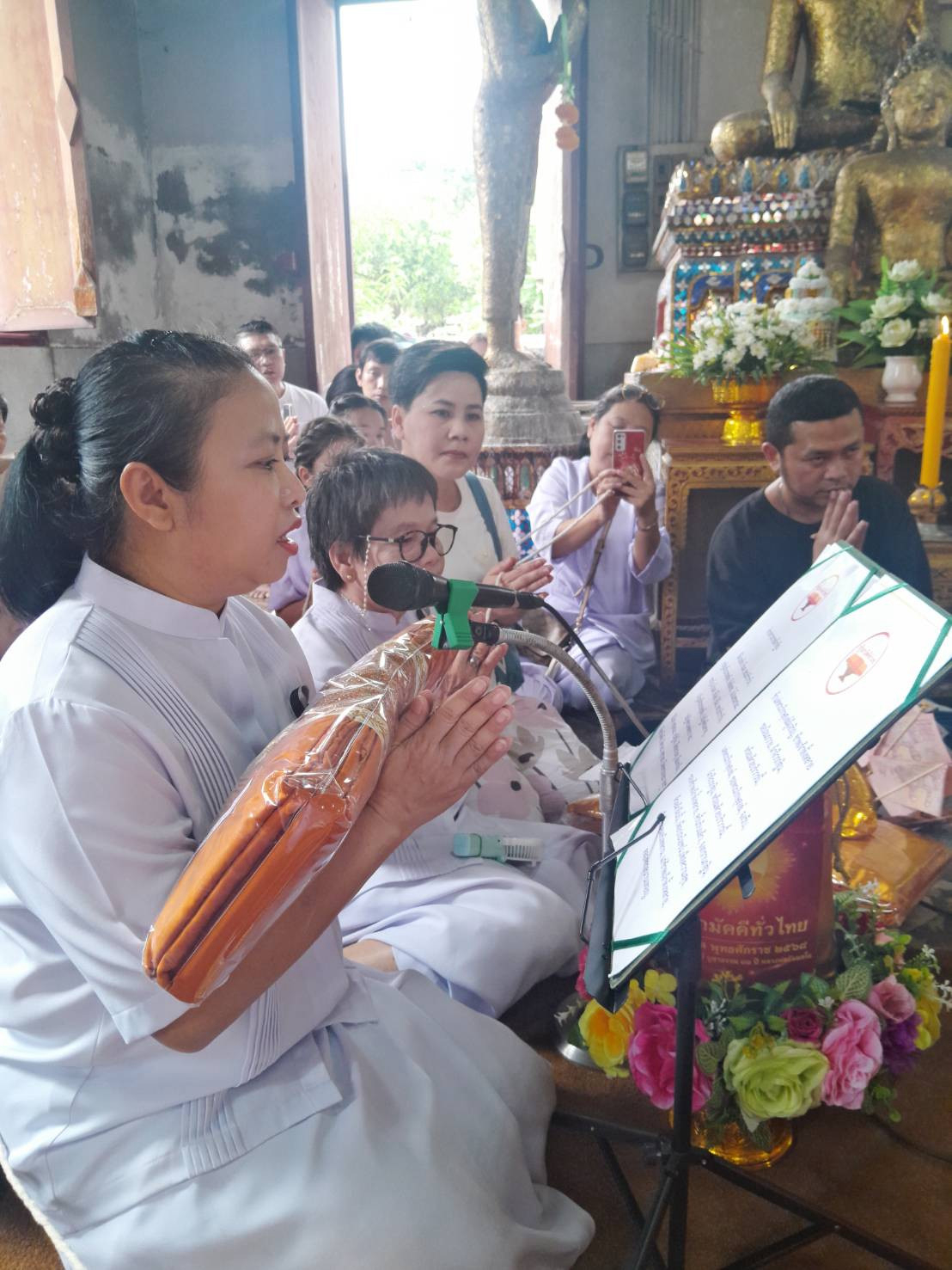 ภาพกล่าวคำถวายกฐินวัดราษฎร์รังสรรค์