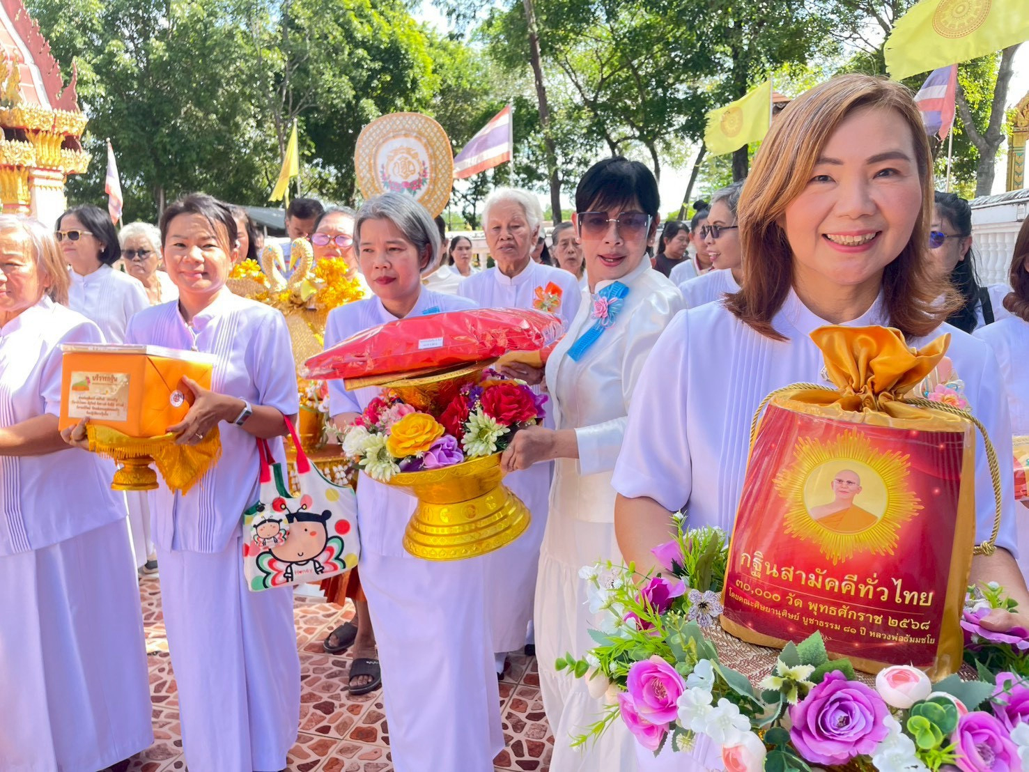 ภาพร่วมพิธีกรรมวัดสันติธรรมราษฎร์บำรุง