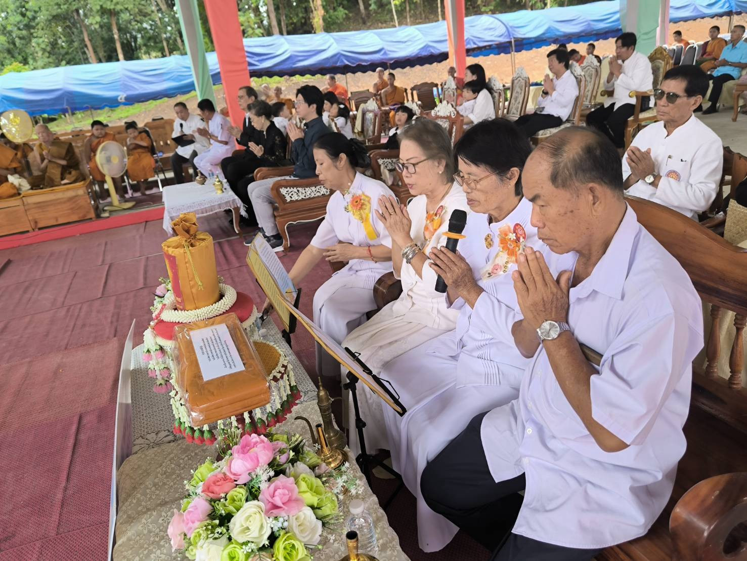 ภาพกล่าวคำถวายกฐินวัดปางสนุก