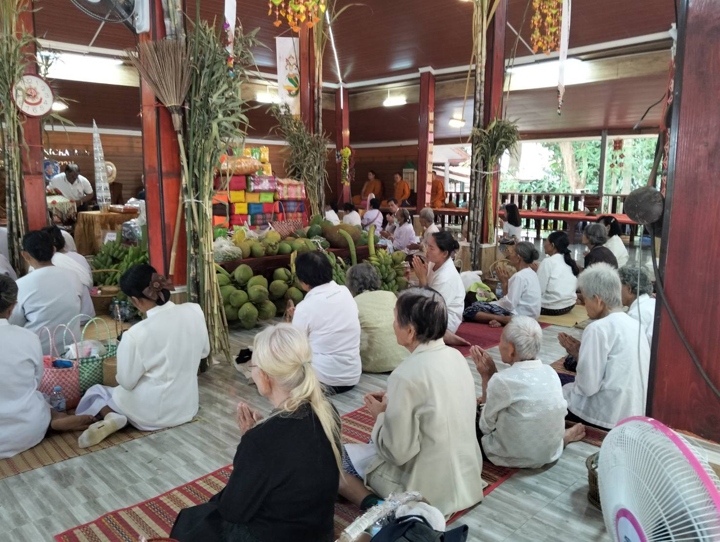 ภาพร่วมพิธีกรรมวัดมงคลศรีไชยวาน