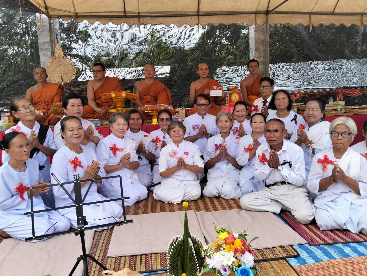 ภาพร่วมพิธีกรรมวัดวิลัยวนาราม