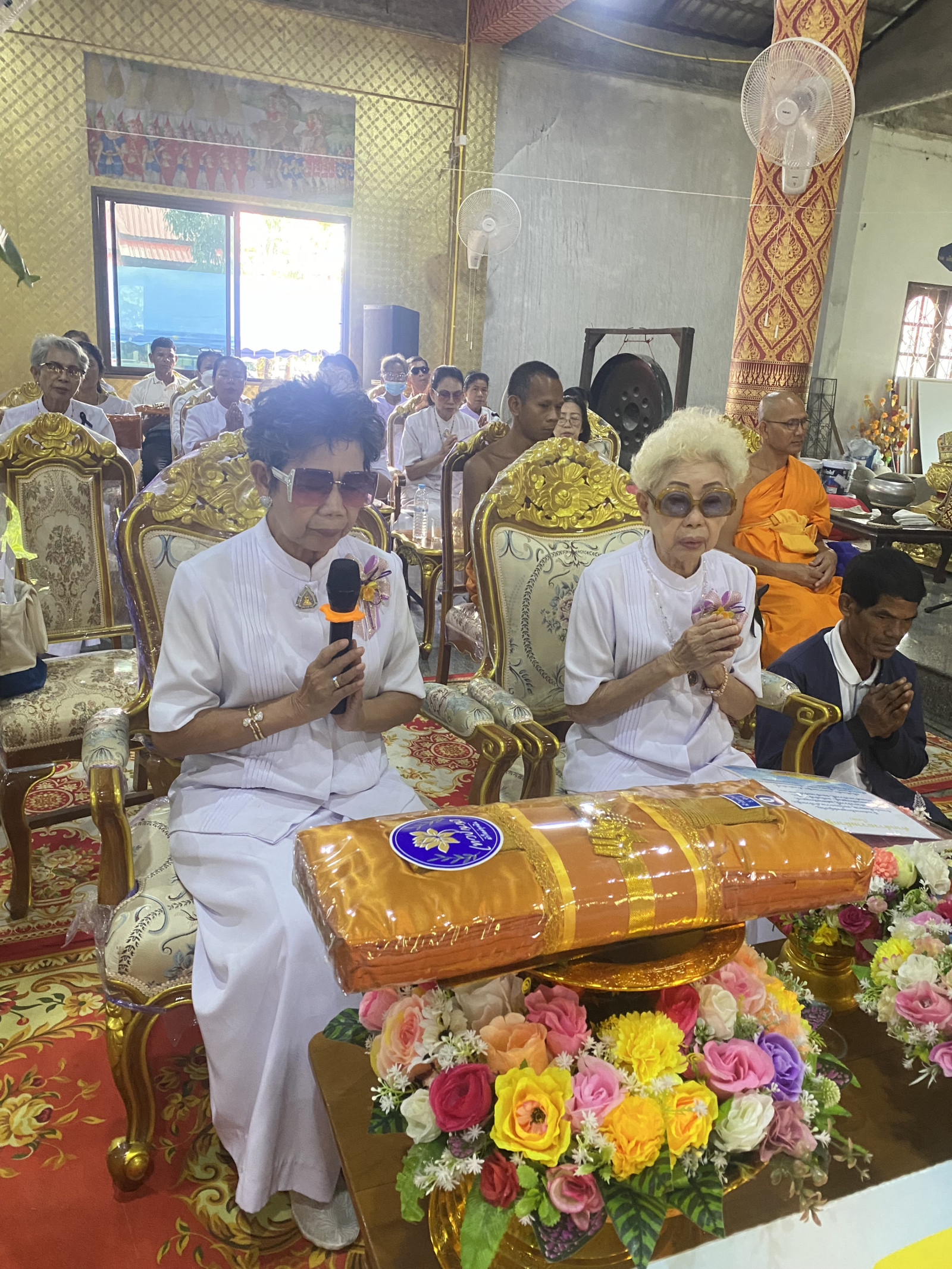 ภาพกล่าวคำถวายกฐินวัดสำโรง