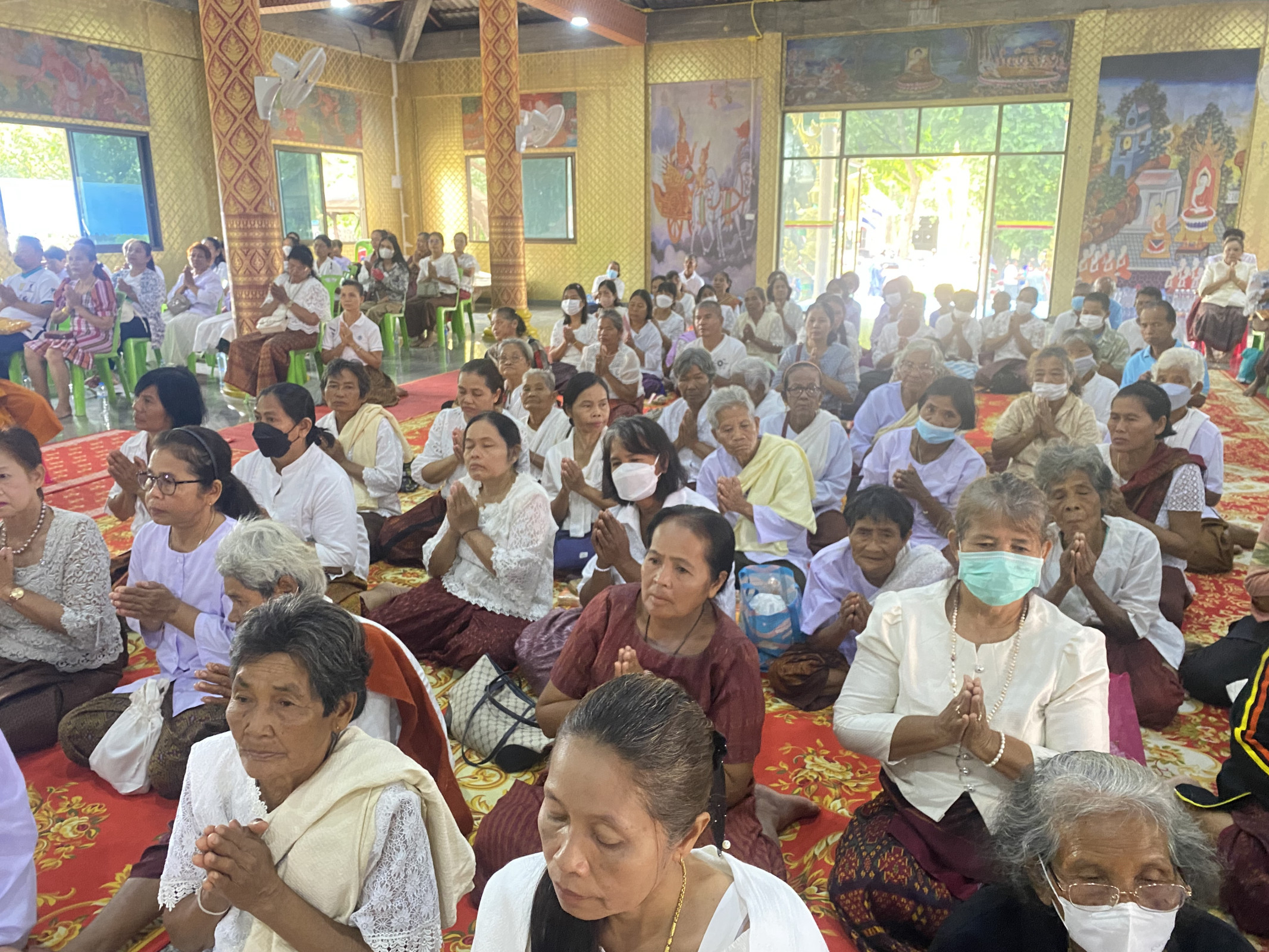 ภาพร่วมพิธีกรรมวัดสำโรง