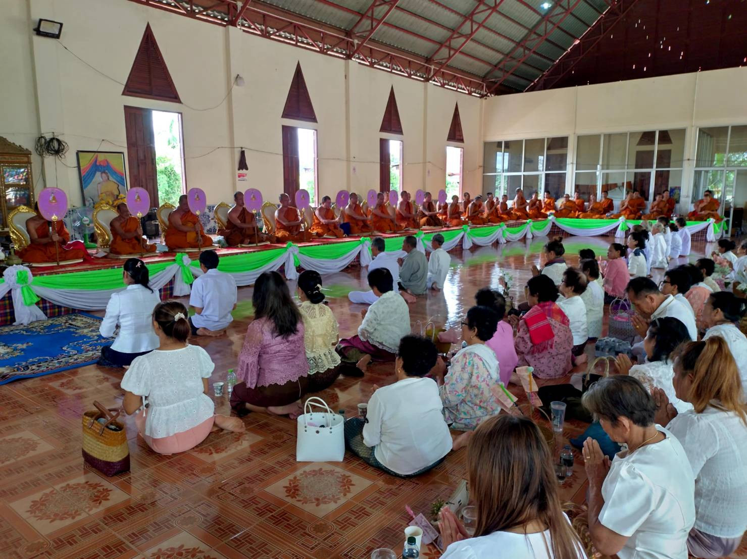 ภาพร่วมพิธีกรรมวัดคำศิริ