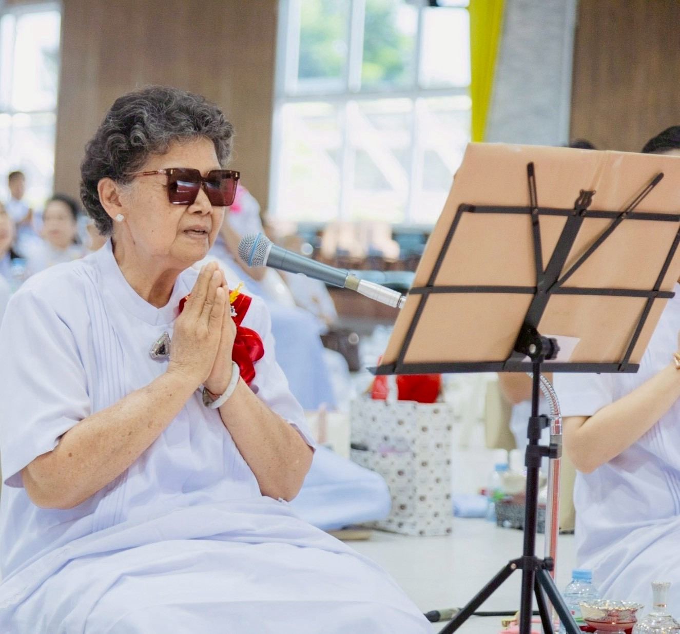 ภาพกล่าวคำถวายกฐินศูนย์ปฏิบัติธรรมสมุทรปราการ