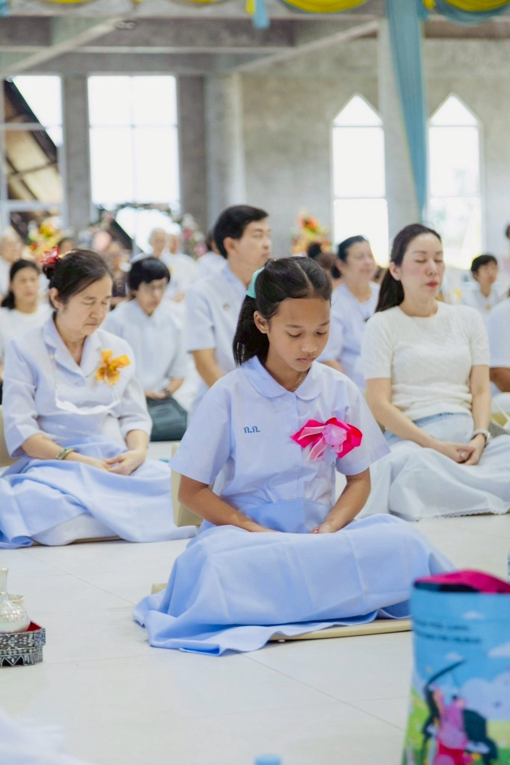 ภาพร่วมพิธีกรรมศูนย์ปฏิบัติธรรมสมุทรปราการ