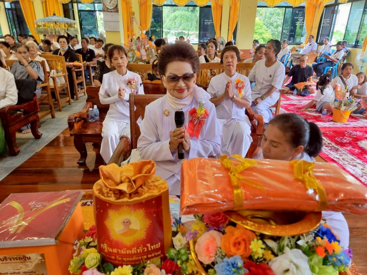 ภาพกล่าวคำถวายกฐินวัดท่าข่อย