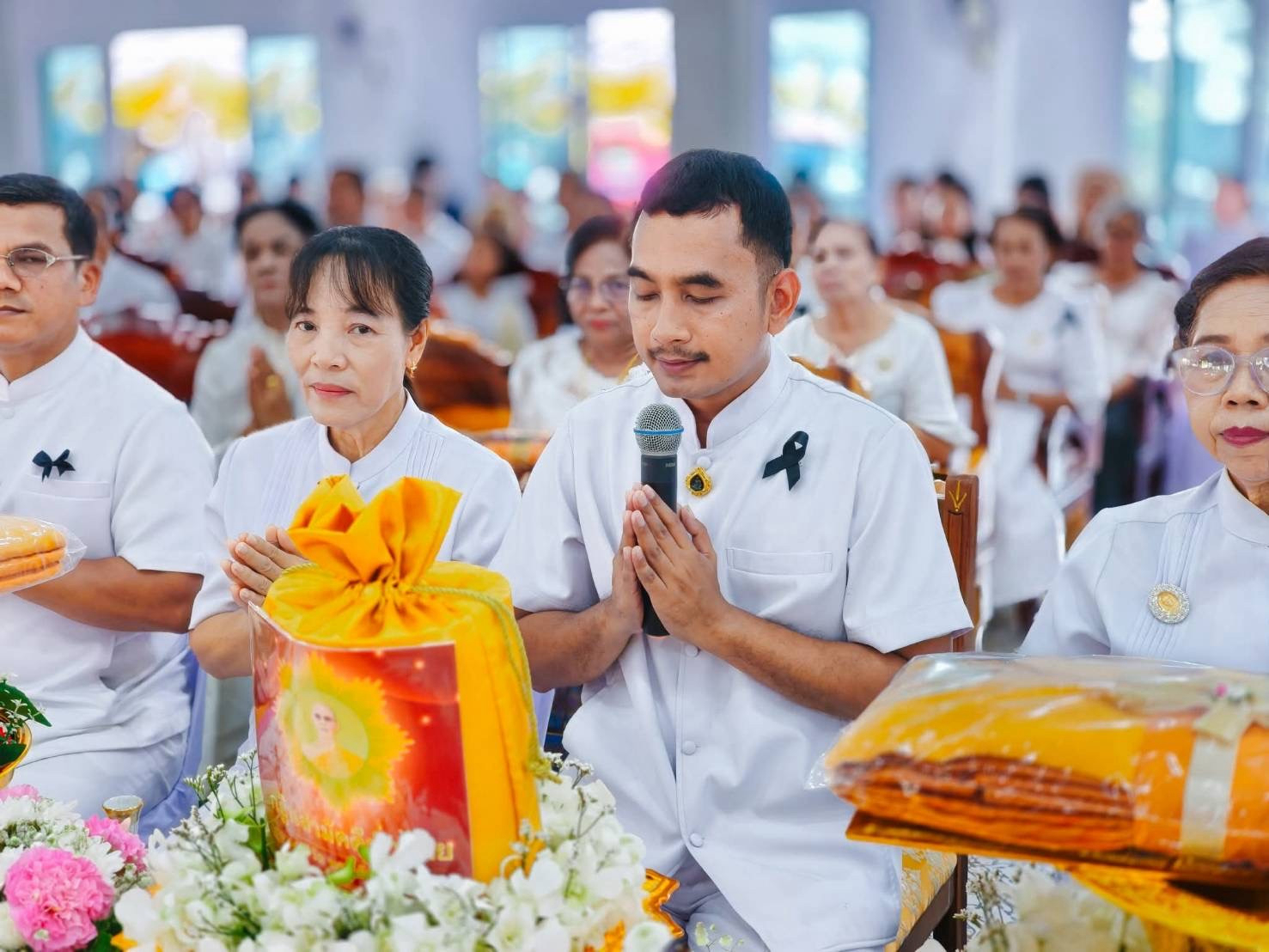 ภาพกล่าวคำถวายกฐินวัดสามัคยาราม