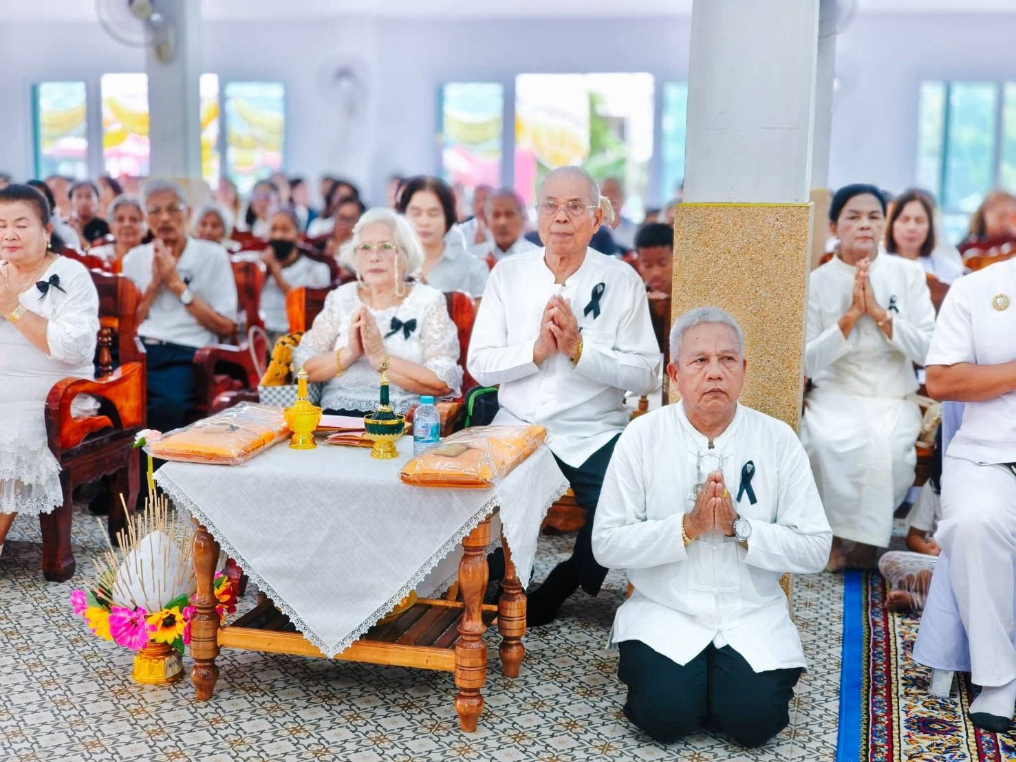 ภาพร่วมพิธีกรรมวัดสามัคยาราม