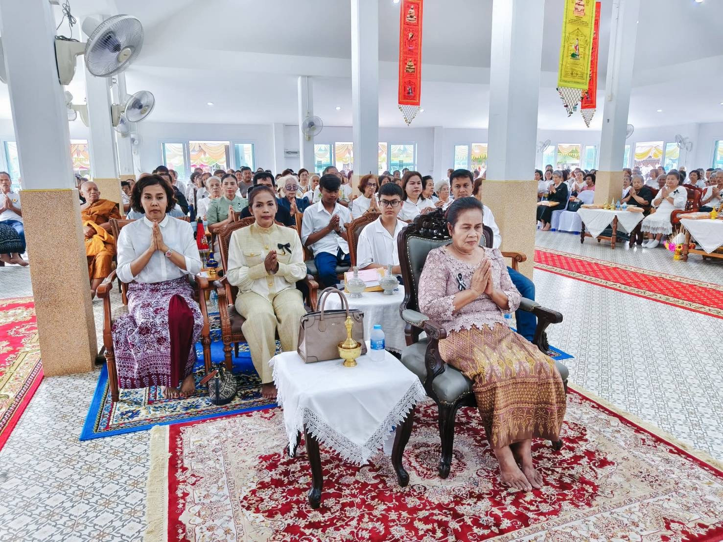 ภาพร่วมพิธีกรรมวัดสามัคยาราม