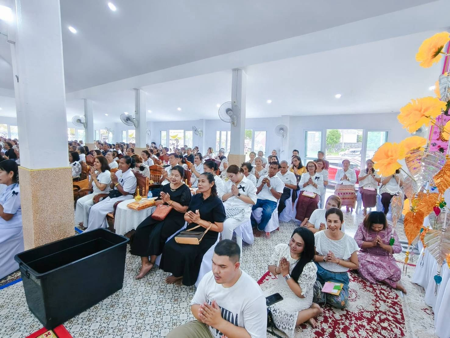 ภาพร่วมพิธีกรรมวัดสามัคยาราม