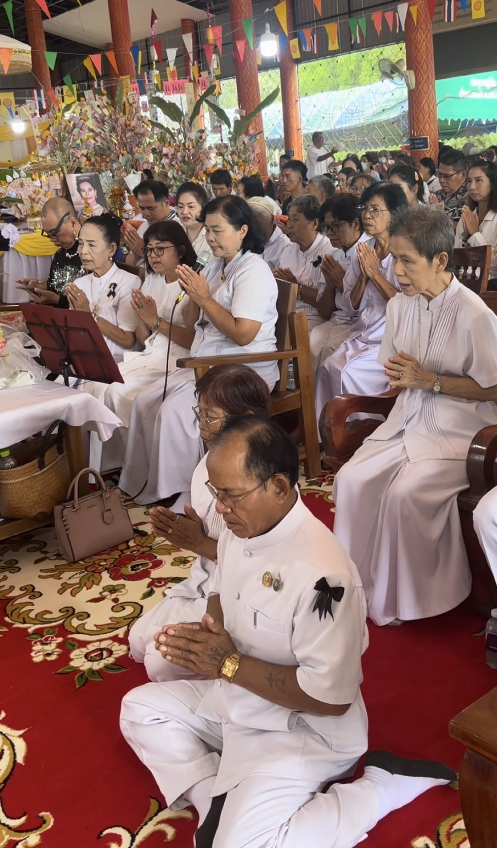 ภาพกล่าวคำถวายกฐินวัดไพรงาม