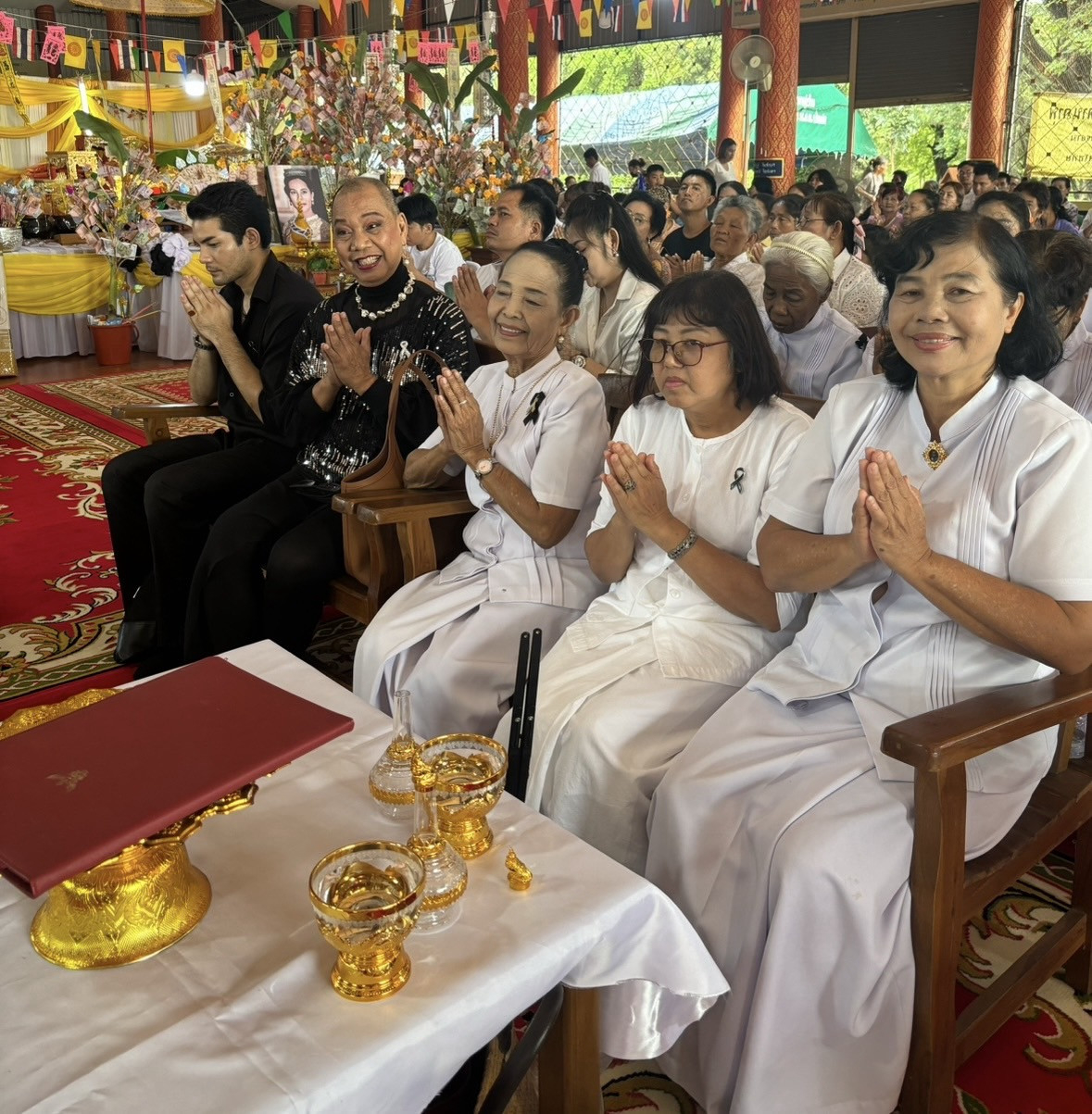 ภาพร่วมพิธีกรรมวัดไพรงาม