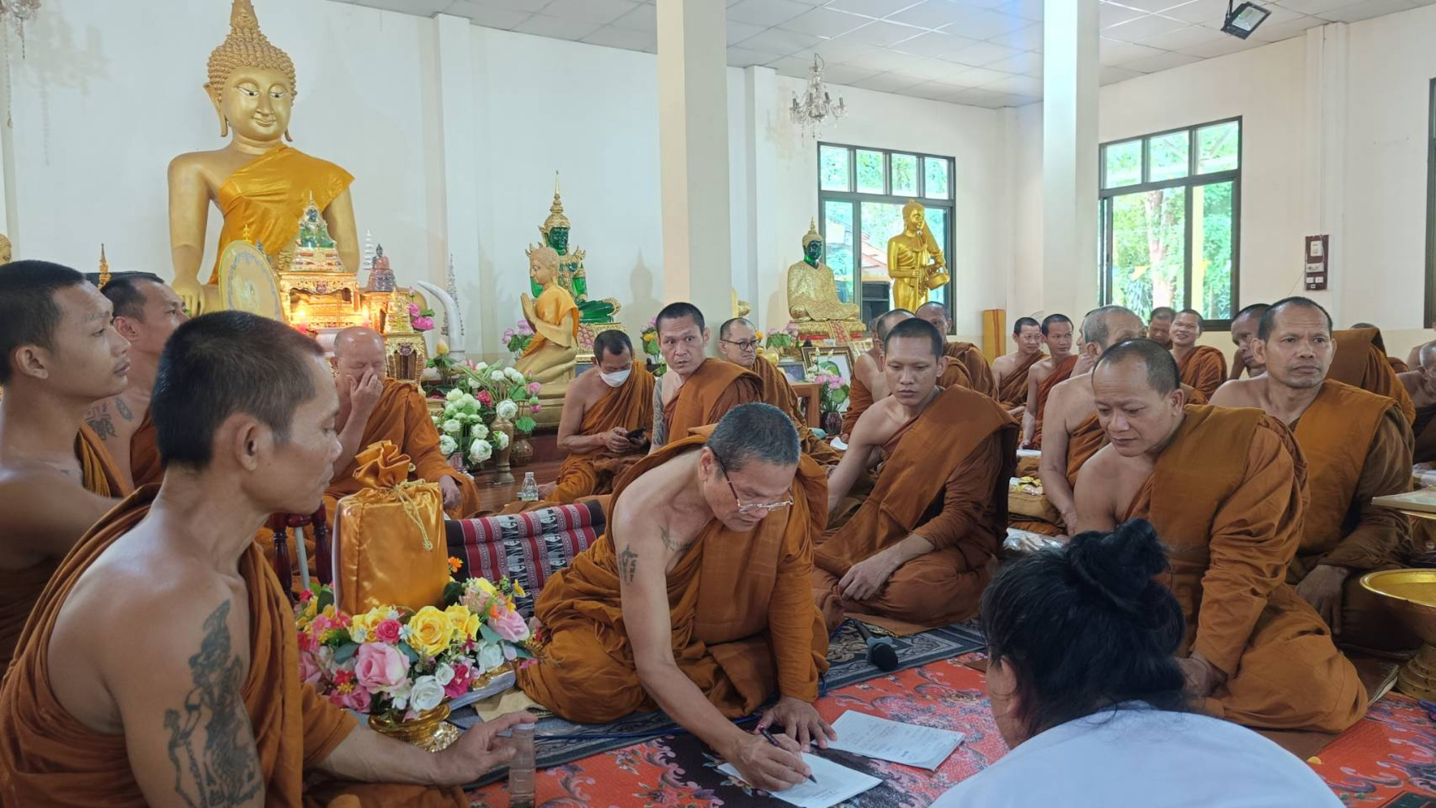 ภาพร่วมพิธีกรรมวัดดอนม่วย(ป่าดอนม่วย)