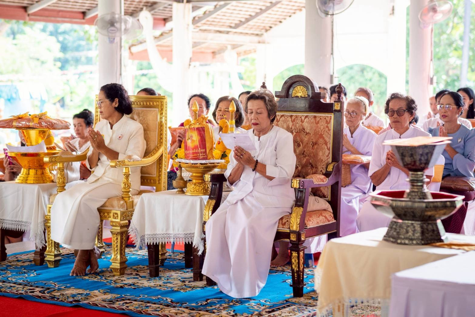 ภาพกล่าวคำถวายกฐินวัดถนนตาล