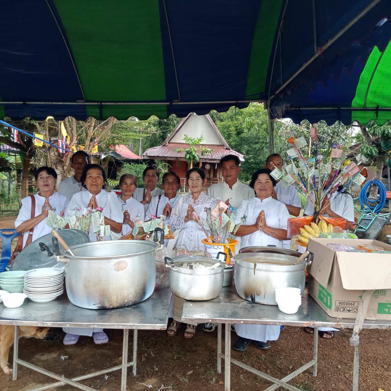 ภาพร่วมพิธีกรรมสำนักสงฆ์หนองรางช้าง