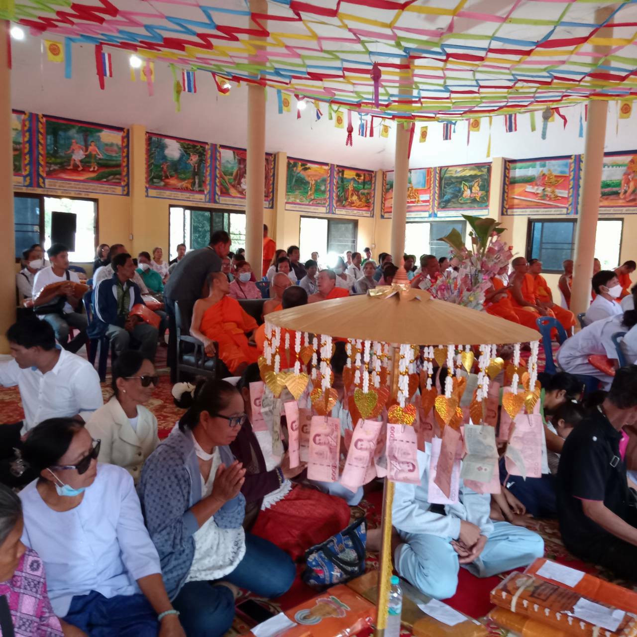 ภาพร่วมพิธีกรรมสำนักสงฆ์หนองรางช้าง