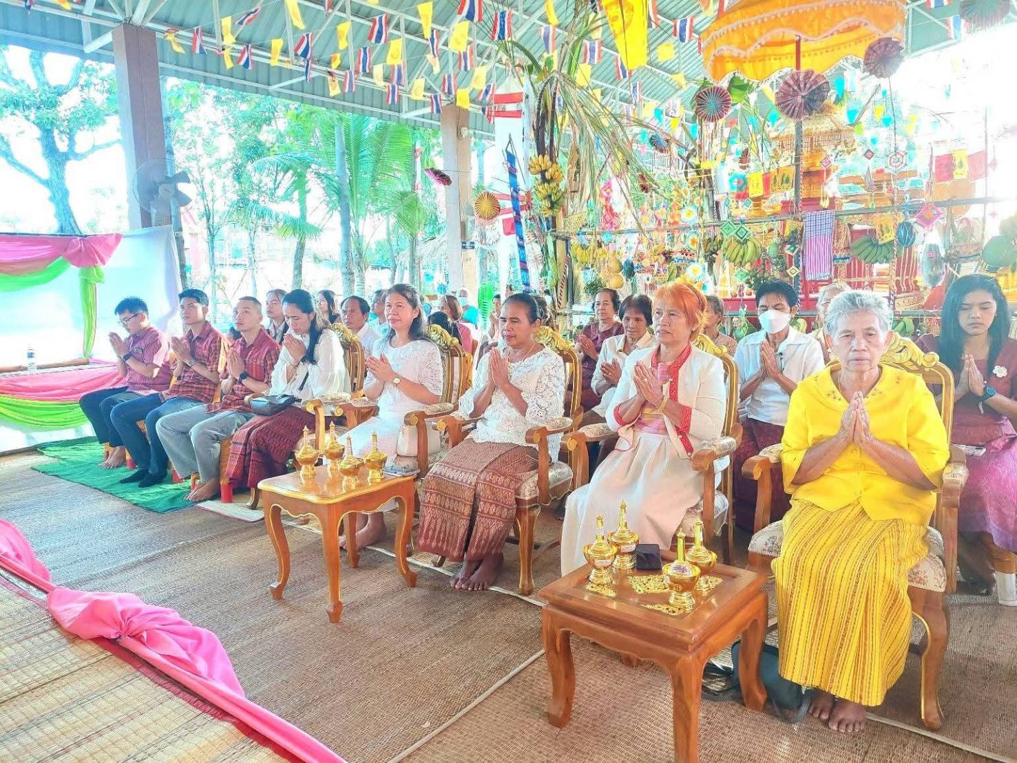 ภาพกล่าวคำถวายกฐินวัดพลับพลาชัย