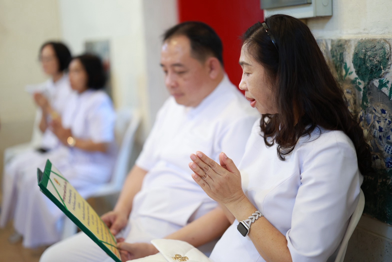 ภาพกล่าวคำถวายกฐินวัดจำปา