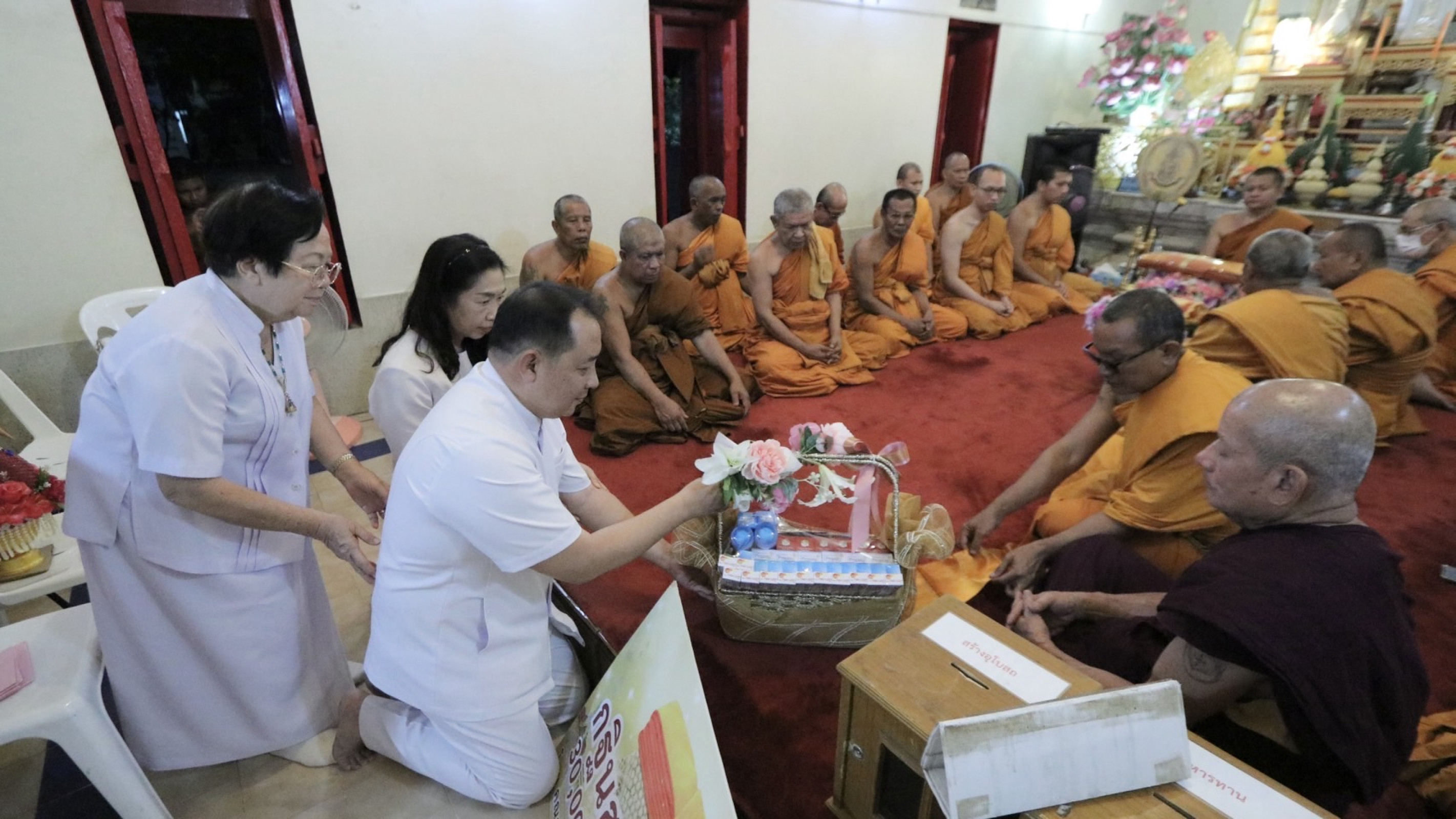 ภาพร่วมพิธีกรรมวัดจำปา