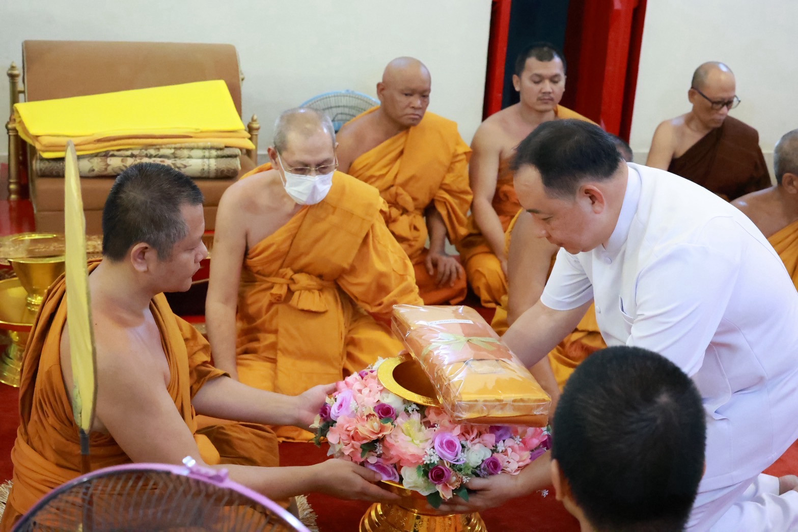 ภาพร่วมพิธีกรรมวัดจำปา