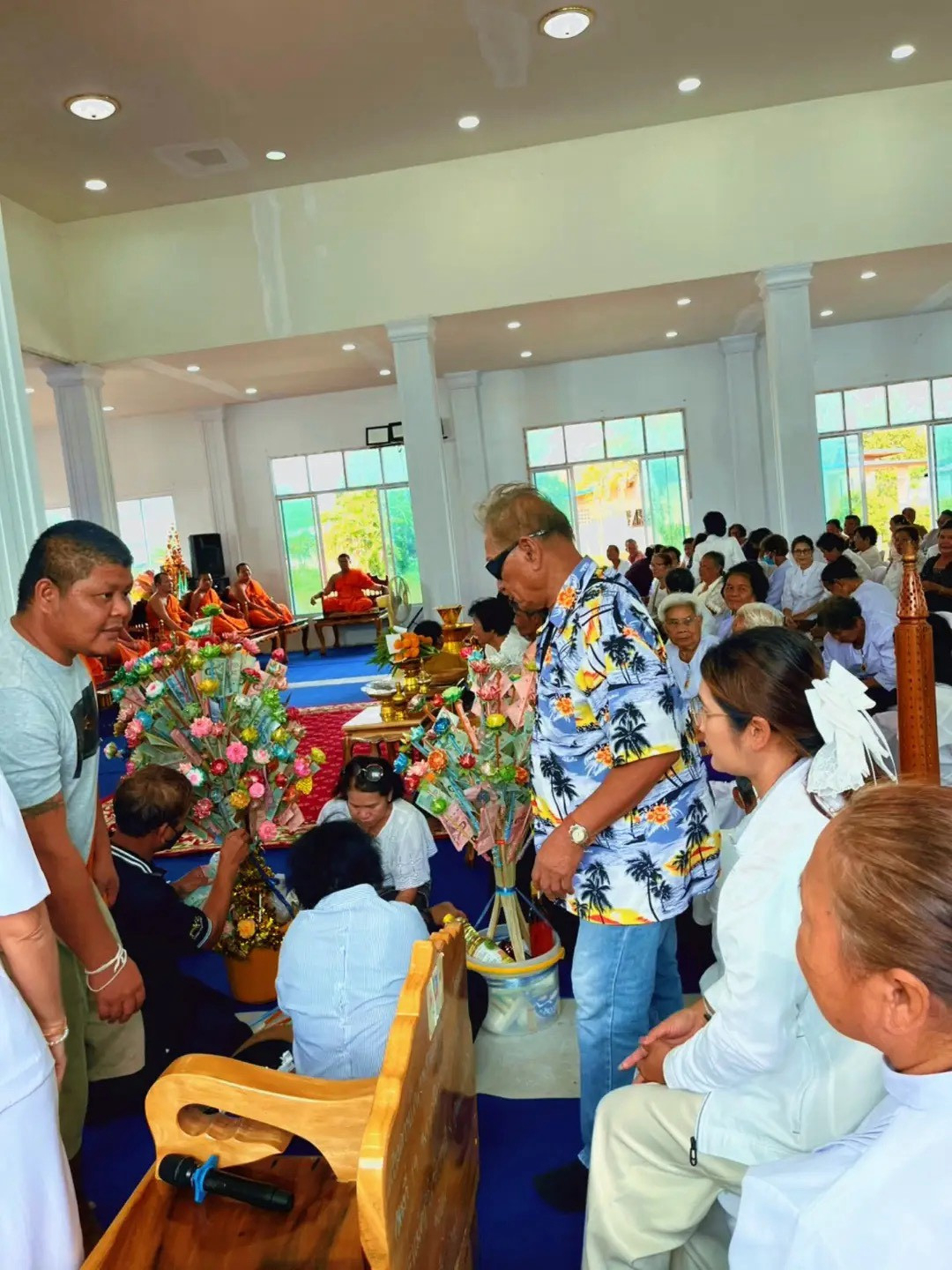 ภาพร่วมพิธีกรรมวัดสุวรรณรัตนาราม