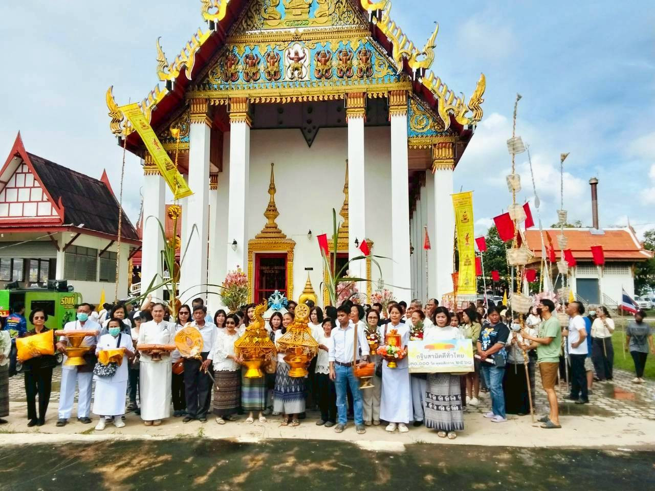 ภาพร่วมพิธีกรรมวัดมณีวรรณ