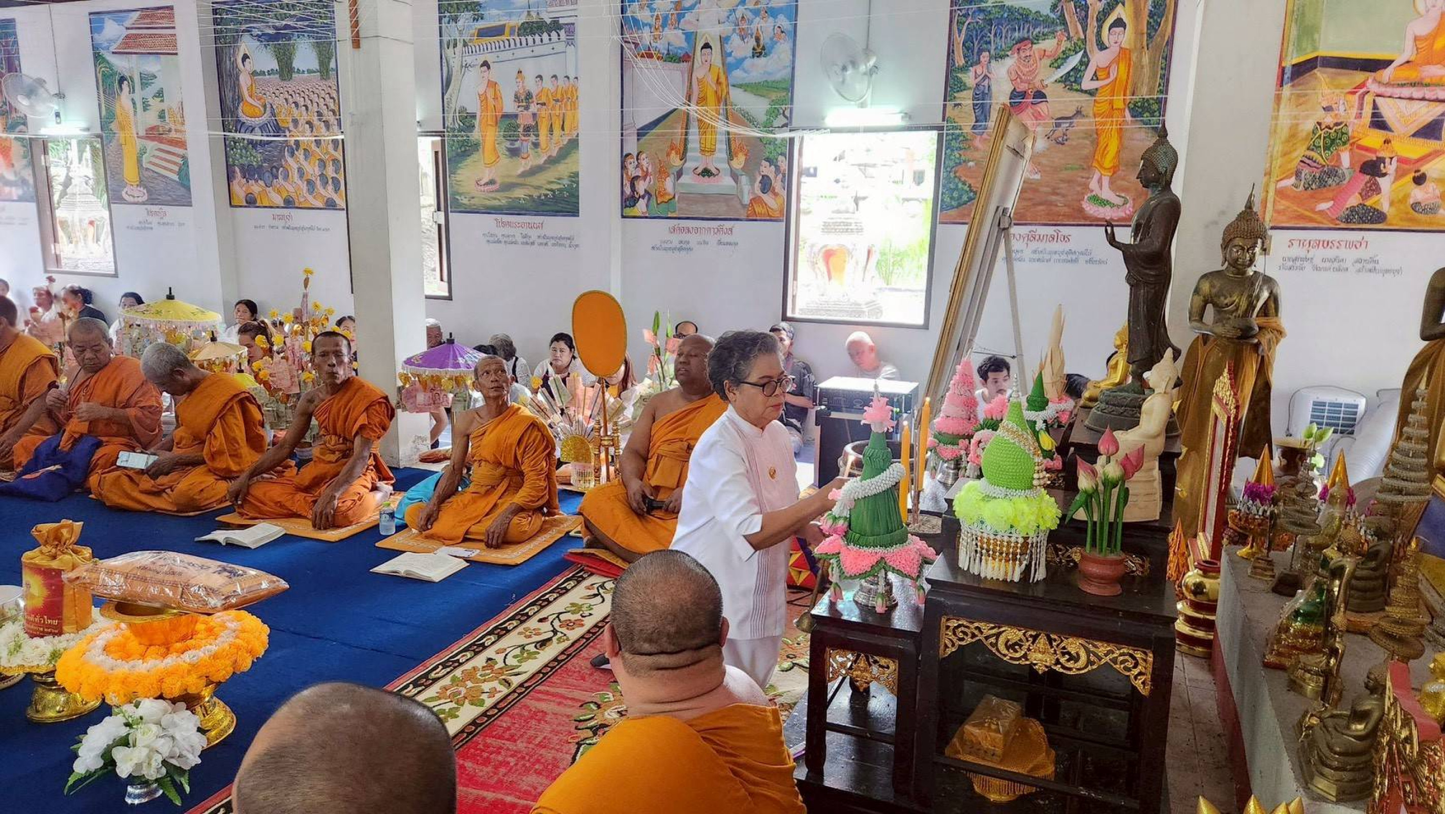 ภาพร่วมพิธีกรรมวัดพังกาญจน์