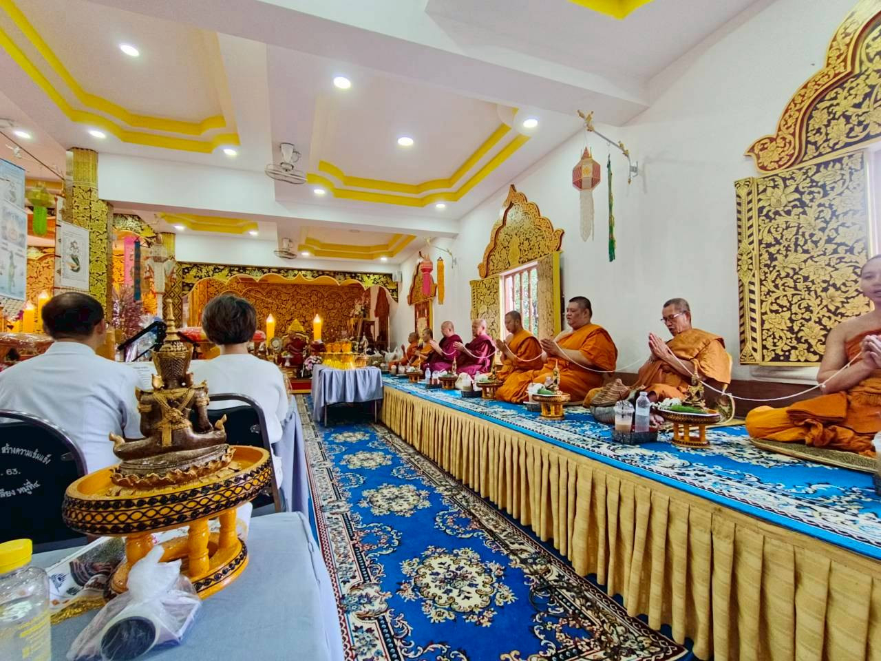 ภาพร่วมพิธีกรรมวัดสันป่าเลียง