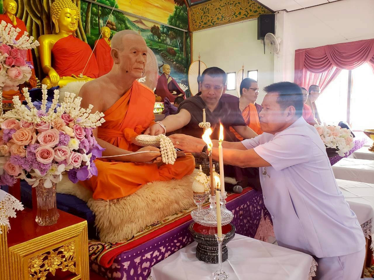 ภาพร่วมพิธีกรรมวัดวาลุการาม