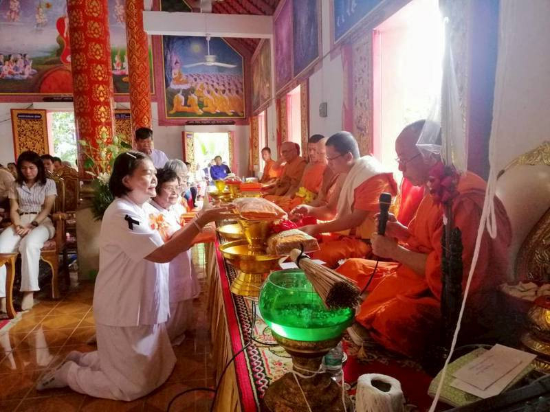 ภาพร่วมพิธีกรรมวัดดงนั่งคีรีชัย