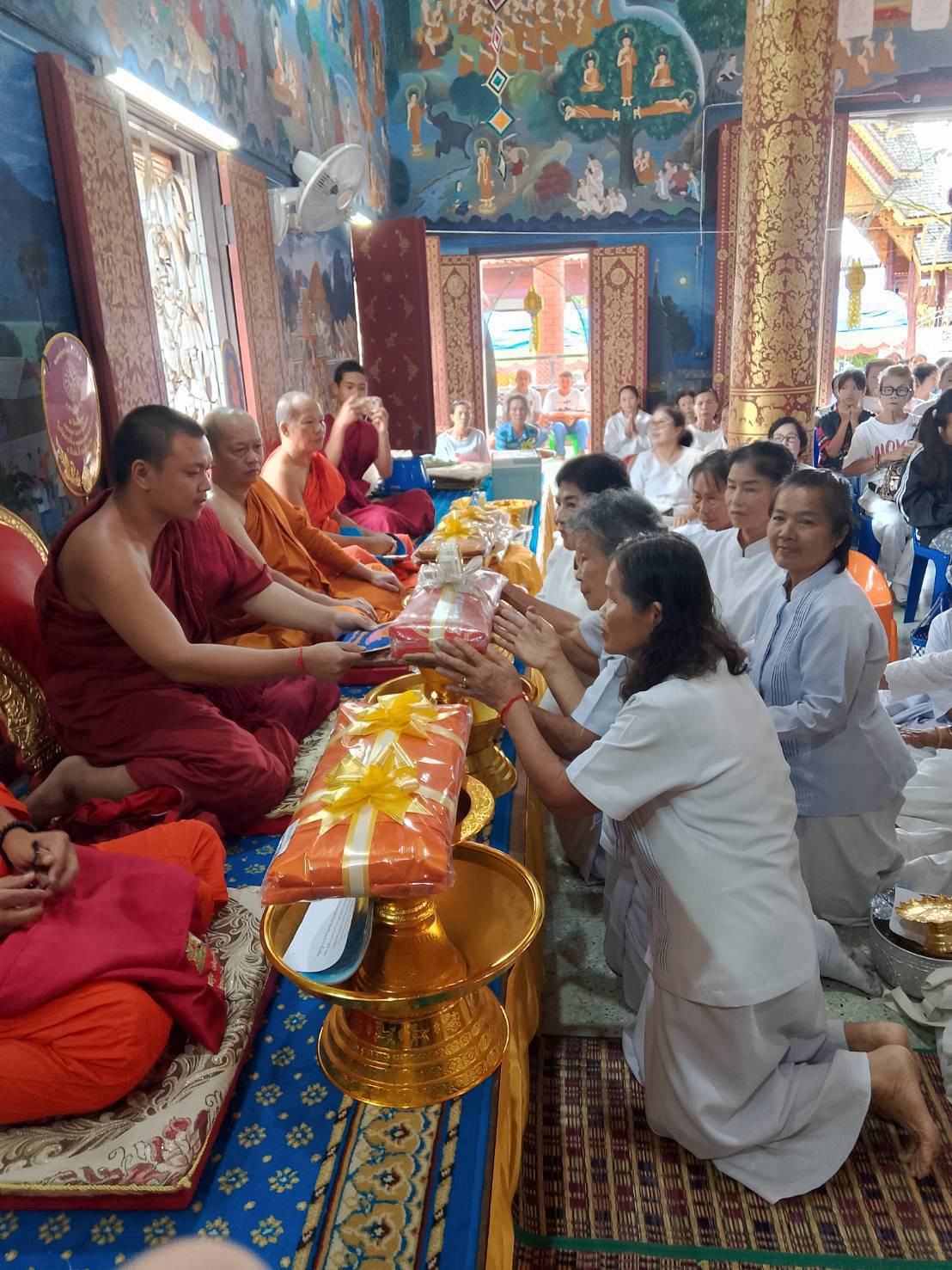 ภาพร่วมพิธีกรรมวัดเมืองมูล