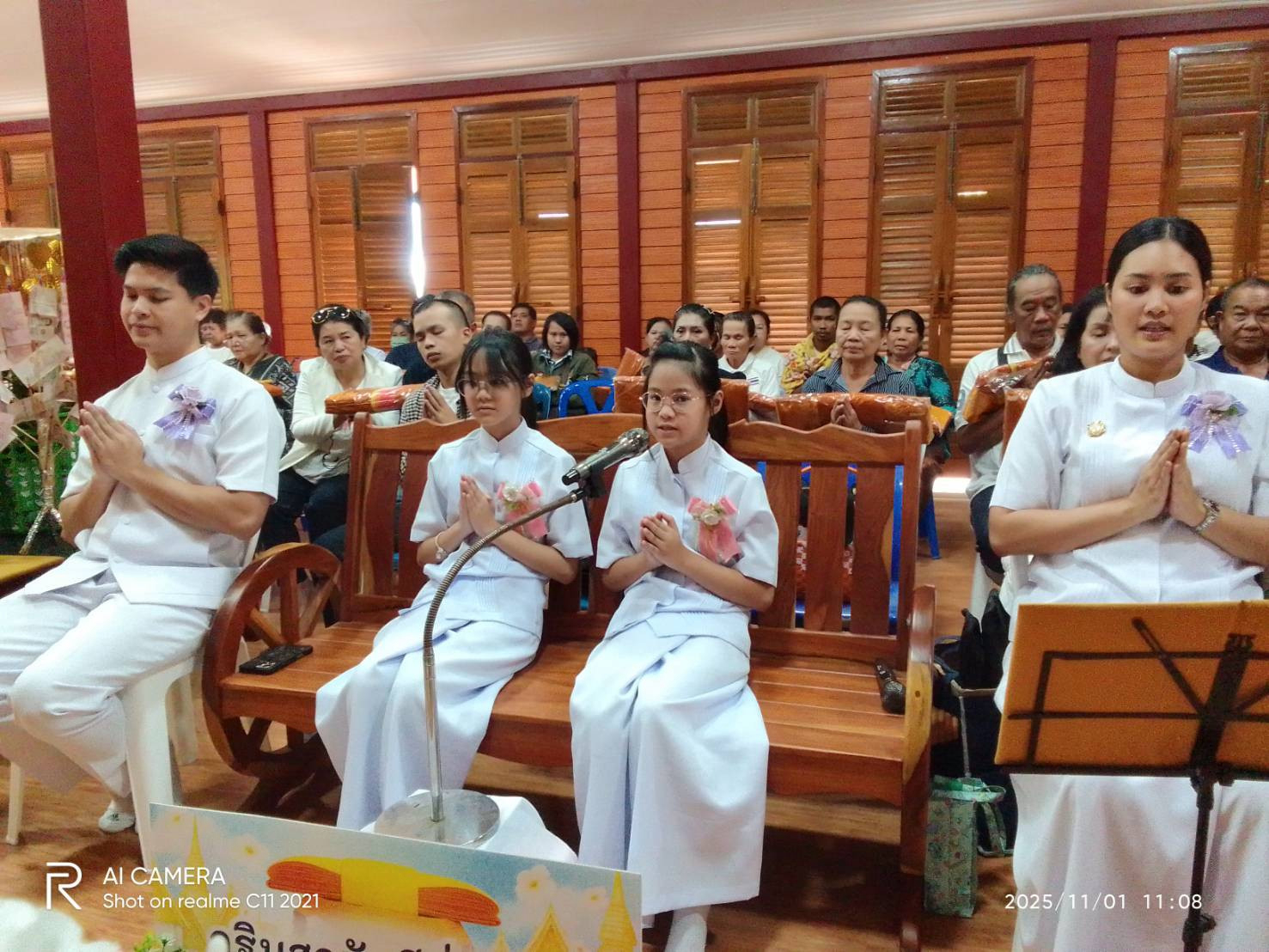 ภาพกล่าวคำถวายกฐินที่พักสงฆ์วิโมกข์ธรรม