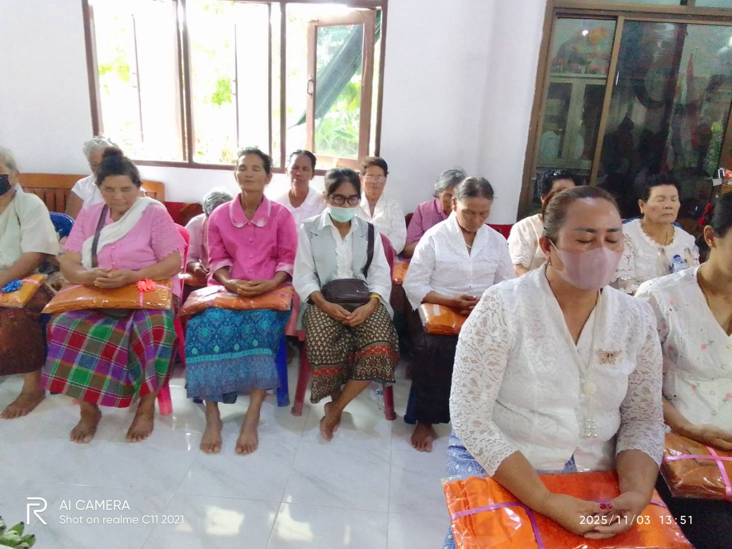 ภาพร่วมพิธีกรรมวัดใหม่พรหมธรรม