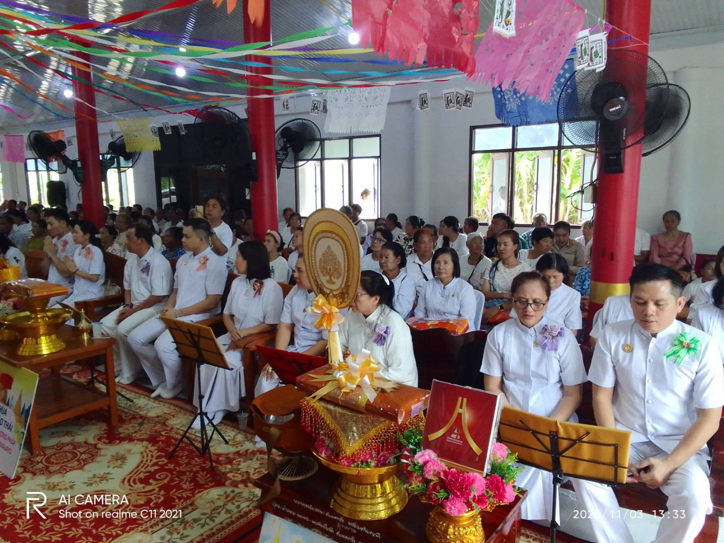 ภาพร่วมพิธีกรรมวัดใหม่พรหมธรรม