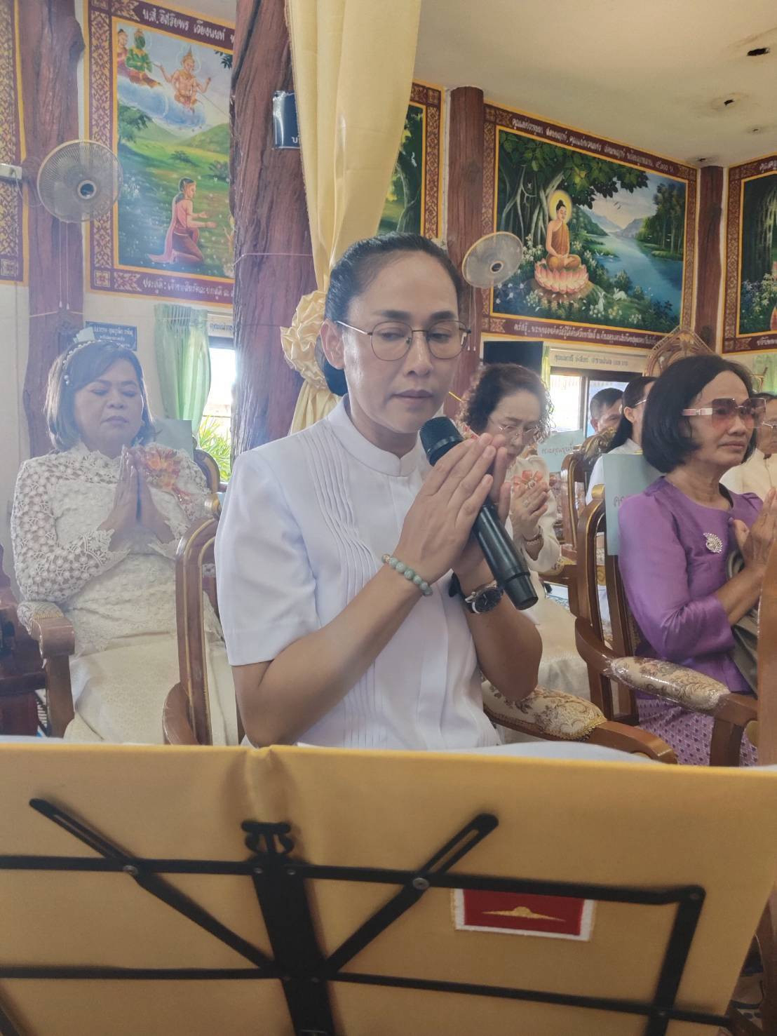 ภาพร่วมพิธีกรรมวัดบ้านป่าบาก